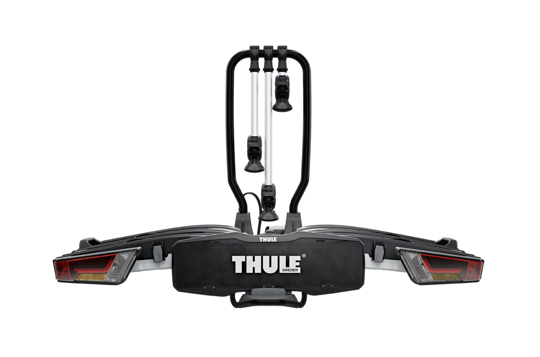 Βάση Ποδηλάτου για Κοτσαδόρο Με Φώτα Thule EasyFold XT 934100 (3 Ποδήλατα) [13 pin] Black/Aluminium
